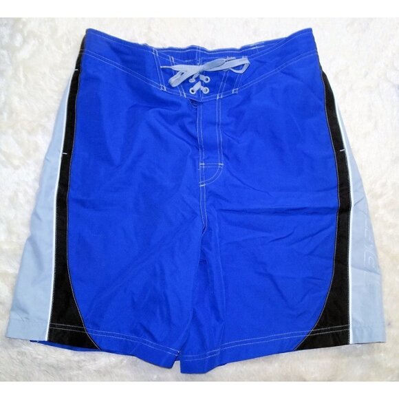 Speedo Navy Blue Board Shorts Swim Surf Size Large - Picture 1 of 10